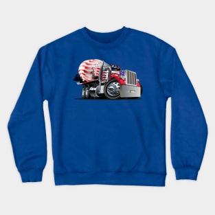 Cartoon Mixer Truck Crewneck Sweatshirt